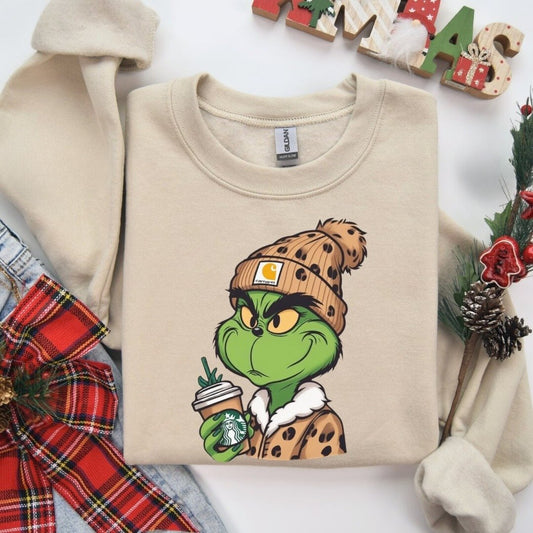 Modern Grinch Sweatshirt 💚
