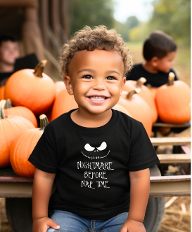 Nightmare Before Nap time Kids Tshirt