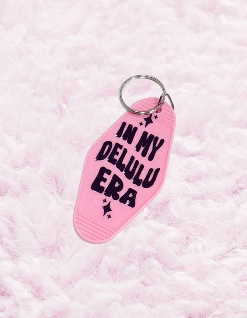 Delulu Retro Keychain🩷