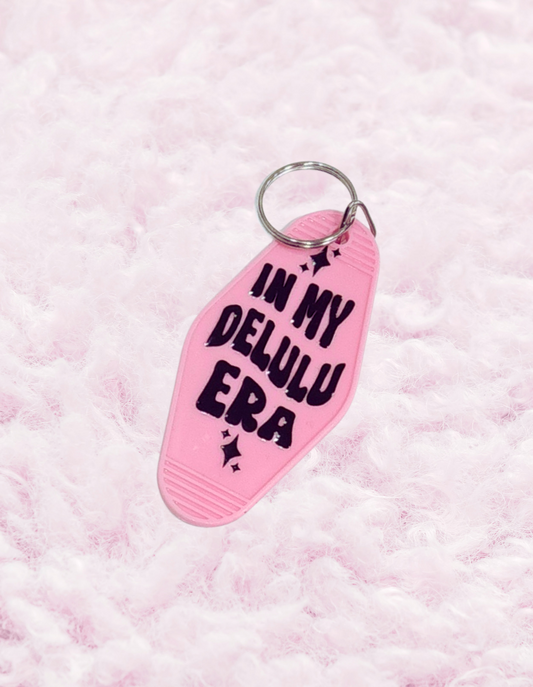 Delulu Retro Keychain🩷