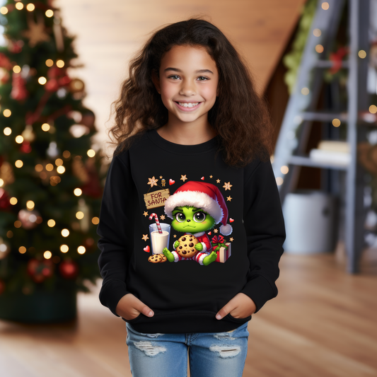 Cookies for Santa Kids Sweatshirt