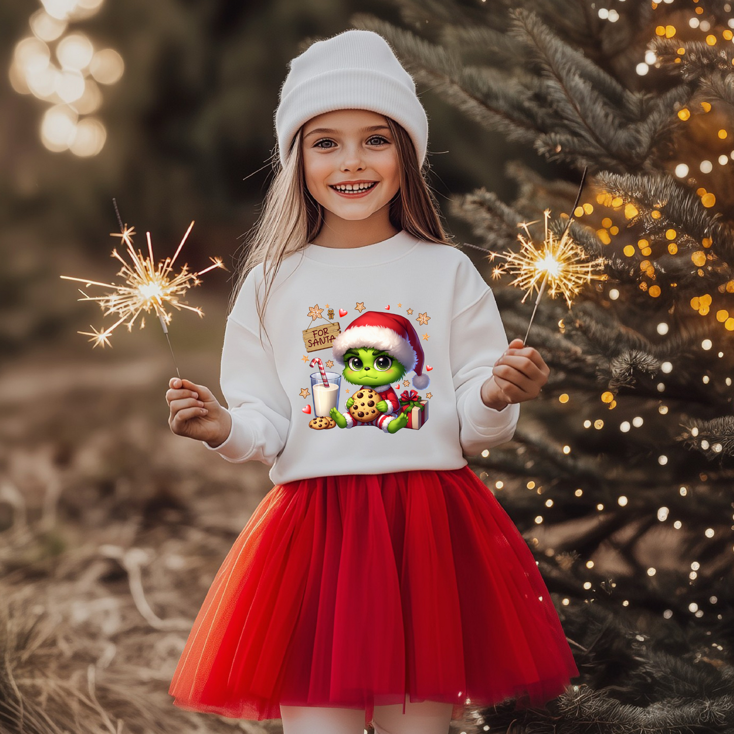 Cookies for Santa Kids Sweatshirt