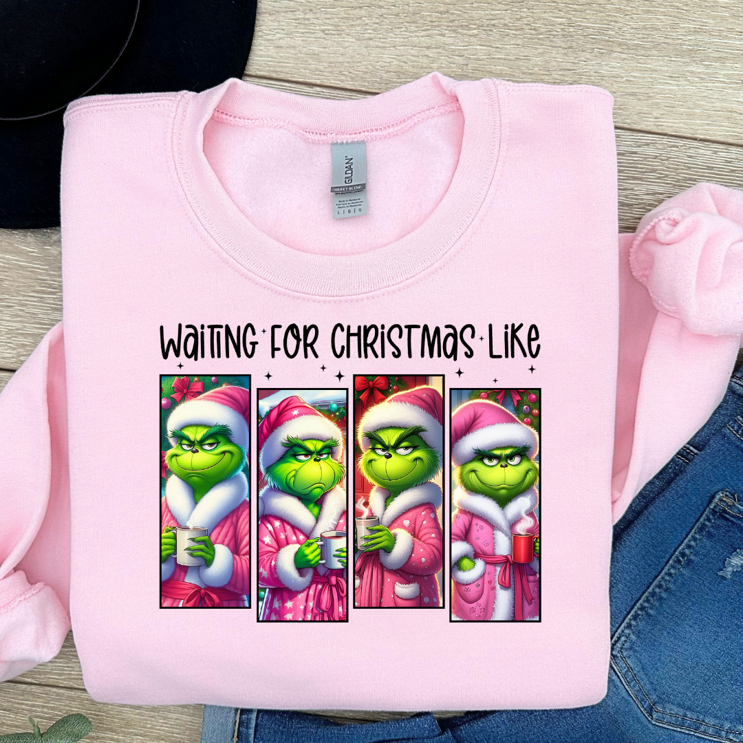 Impatiently waiting for Christmas Sweatshirt