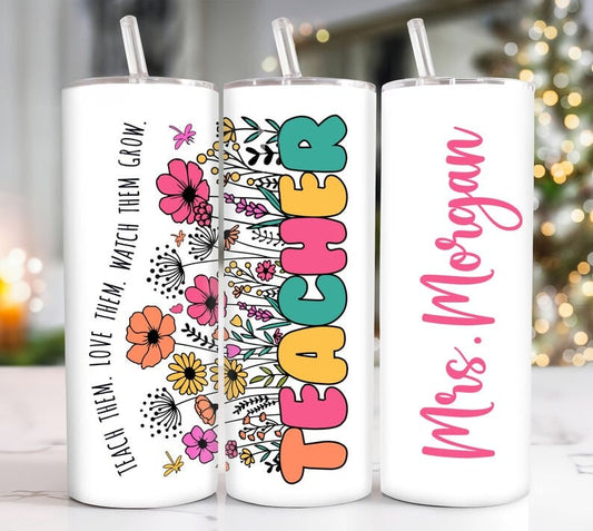 Teacher Personalized Tumbler