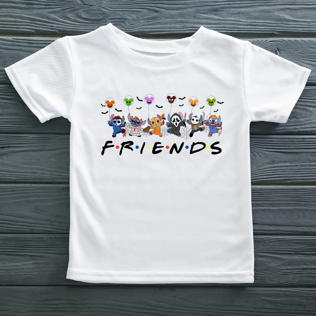 Blue Alien Magical Friends Kids T-shirt
