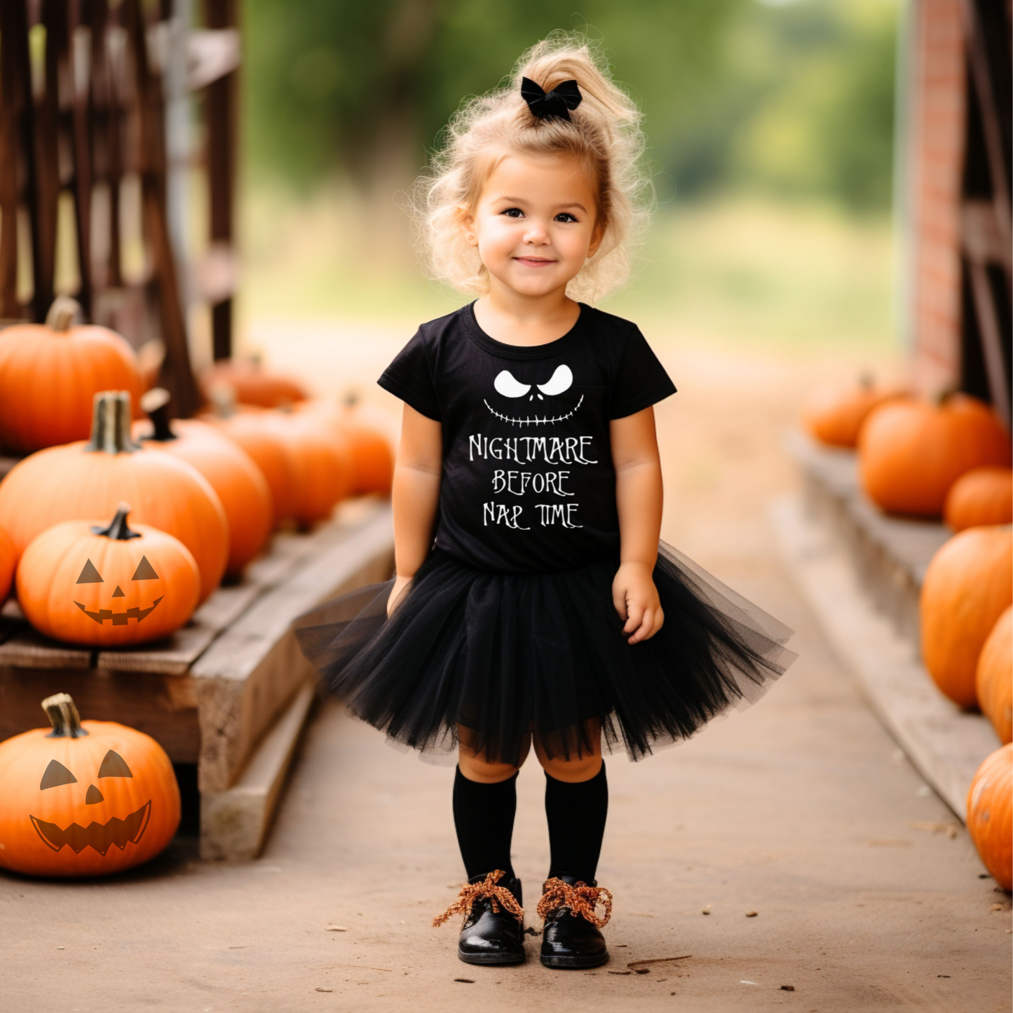 Nightmare Before Nap time Kids Tshirt