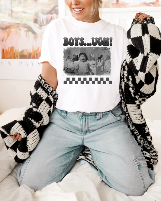 Boys ughh B&W T-shirt