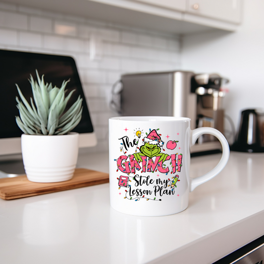 Grinch Stole My Lesson Plan Mug