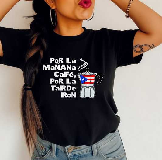 Por la Mañana Cafe T-shirt