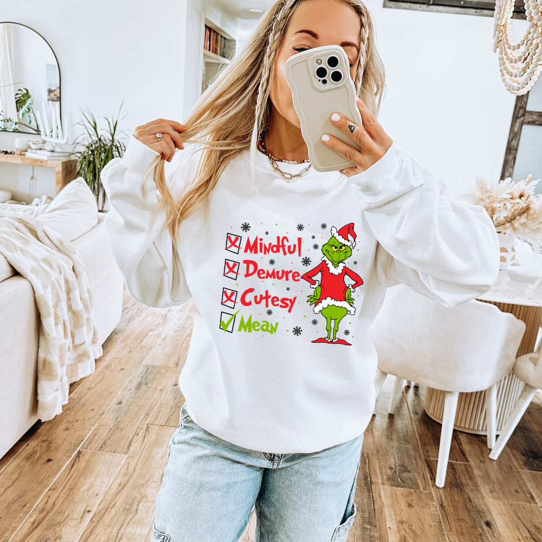 Demure Christmas Sweatshirt