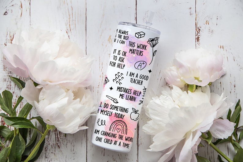 Teacher Affirmations Tumbler