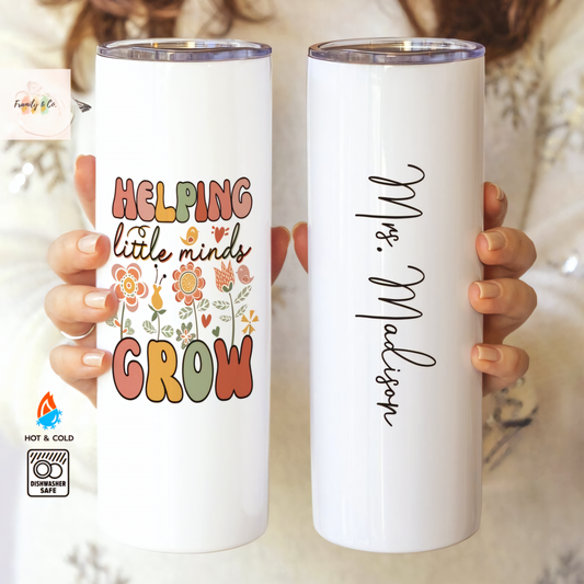 Helping Little Minds Teacher Tumbler