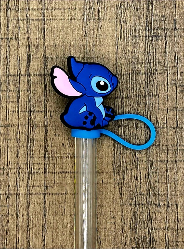 Blue Alien Straw Topper