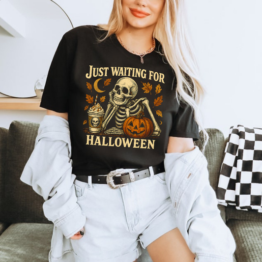 Waiting for Halloween T-shirt 🤎