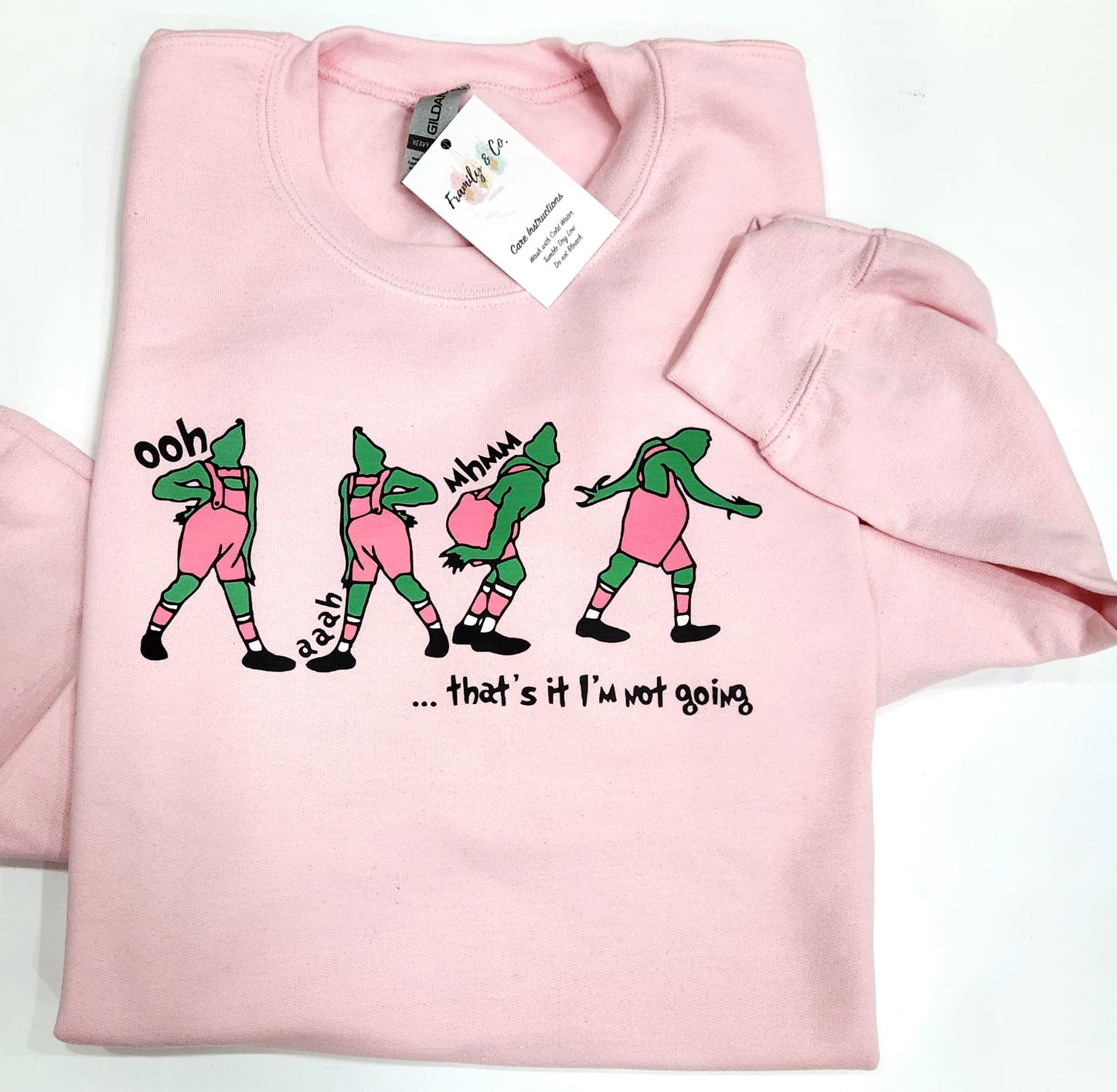 Pink Grinch Sweatshirt
