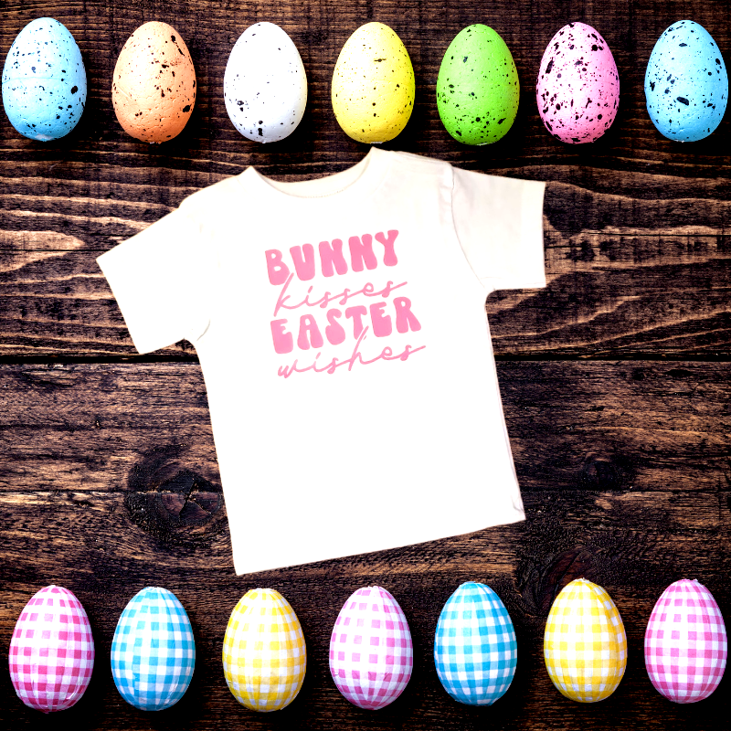 Bunny Kisses Easter Wishes Kids