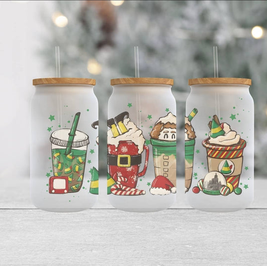 ELF Frosted Can Glass