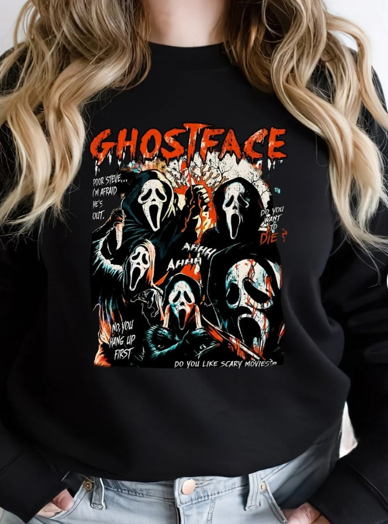 Ghost Face Tee/sweatshirt