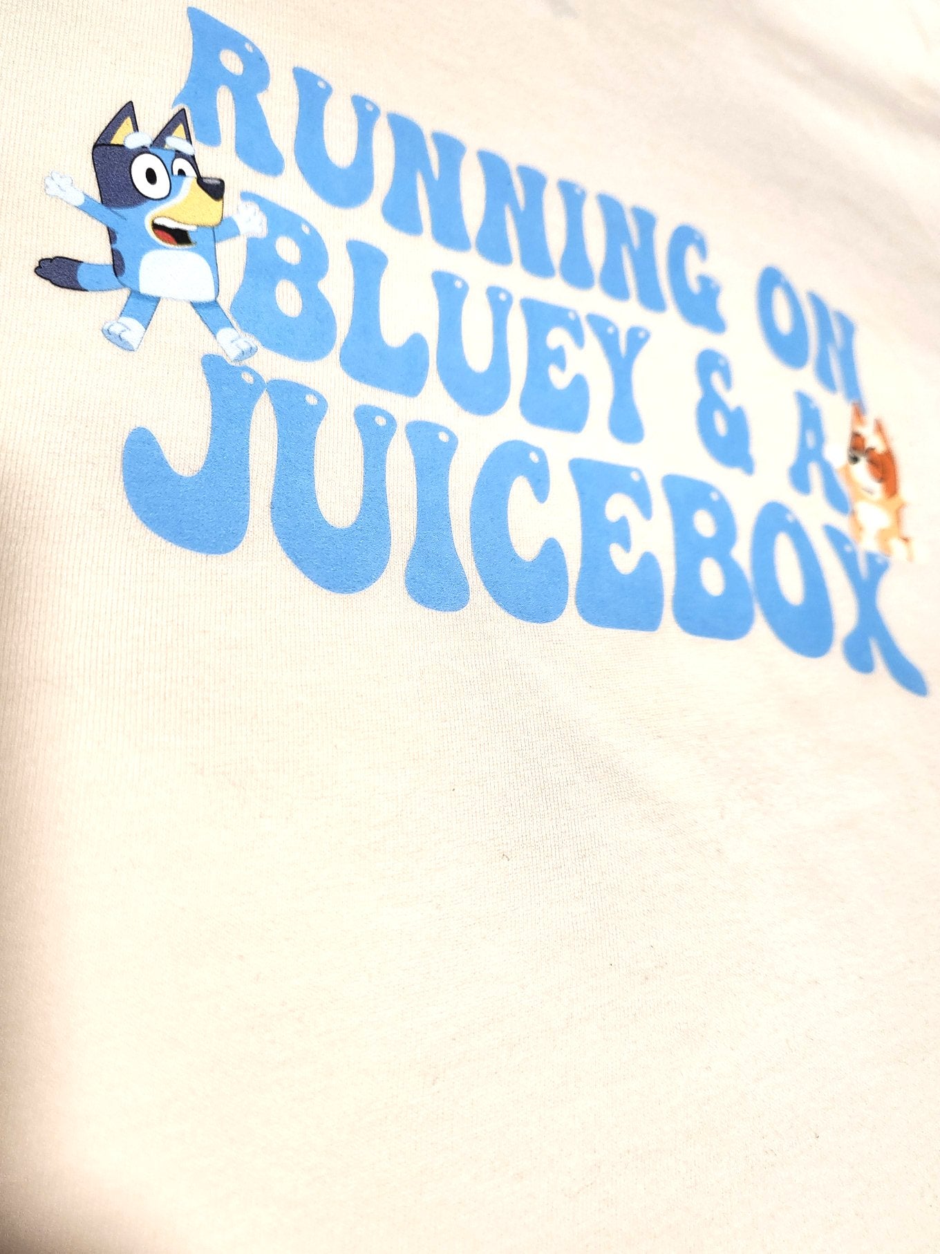 Running on Bluey & a Juicebox