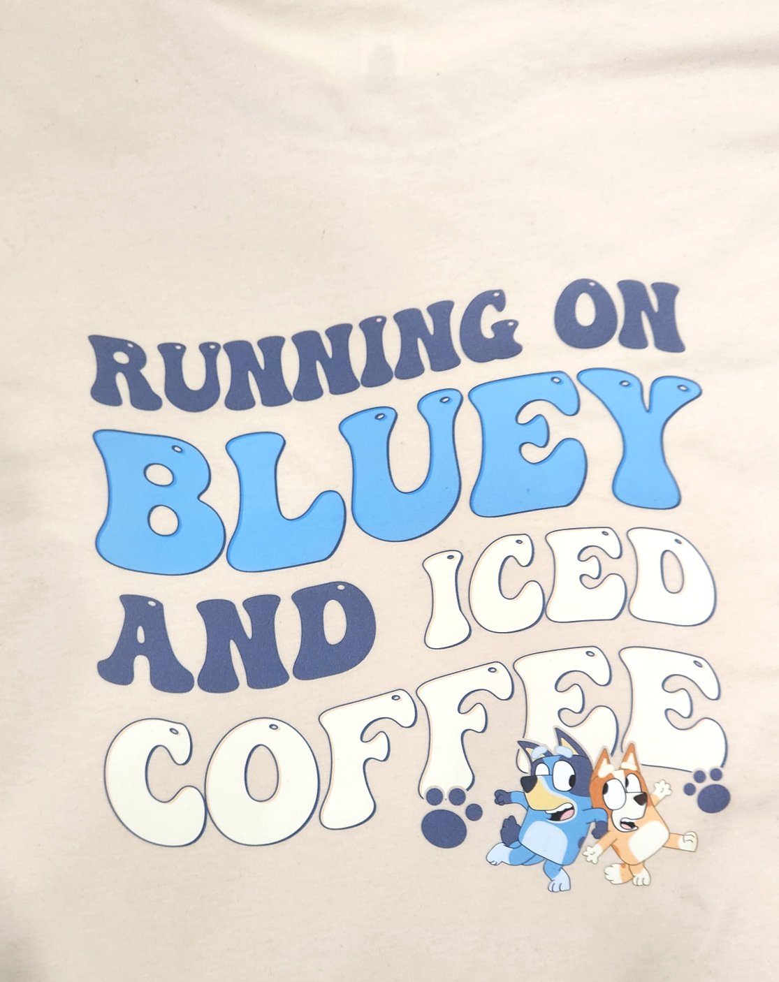 Running on Bluey & Iced Coffee