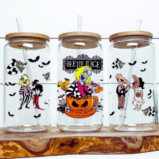 Magical Beetle Juice Glass Cup