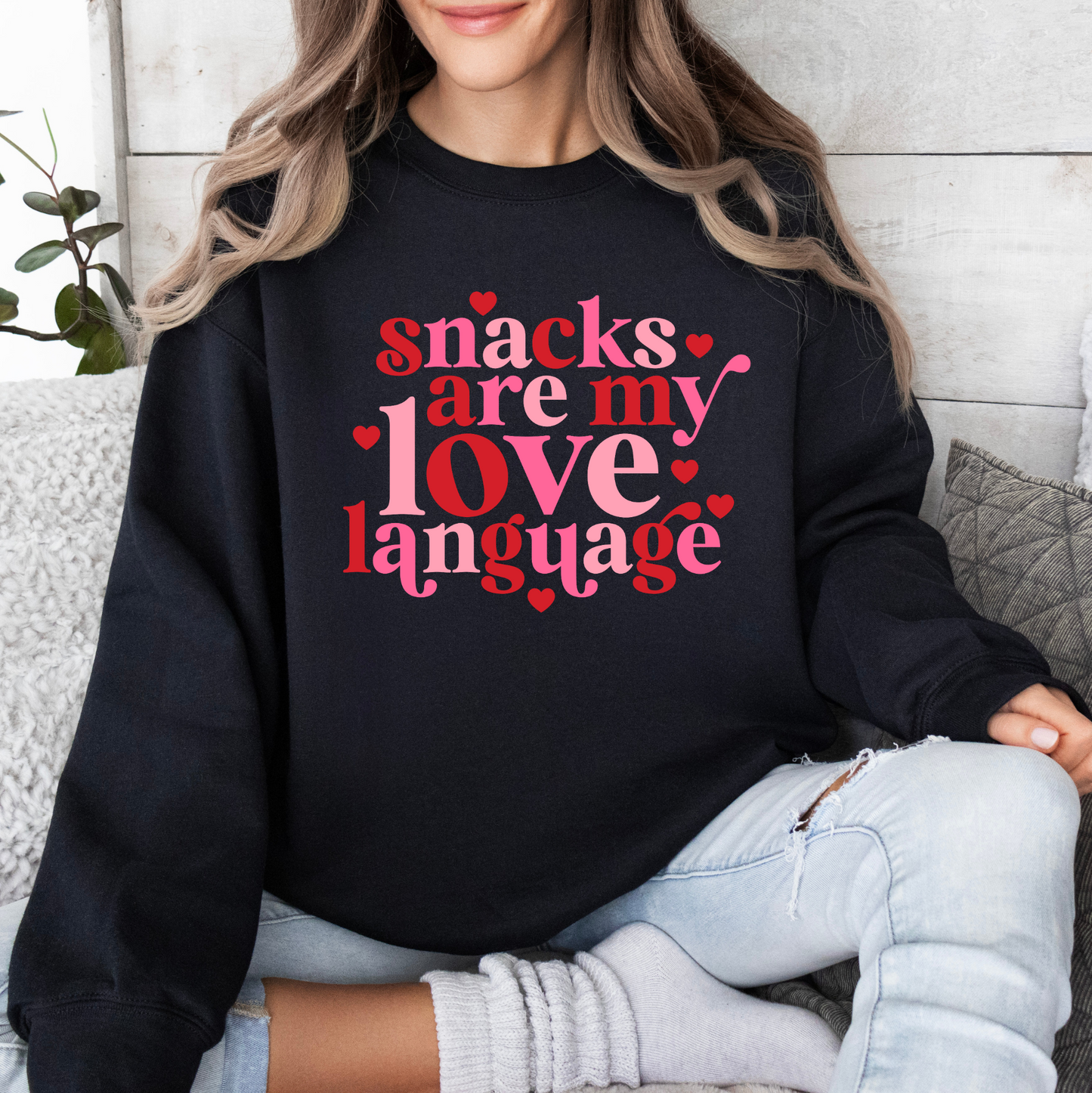 Snacks Are My Love Language Sweatshirt