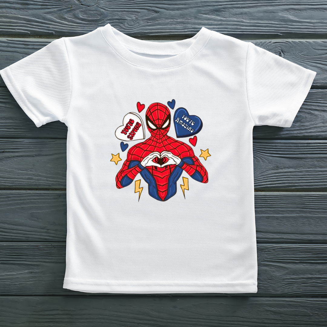 Boys Spidey Heart T-shirt