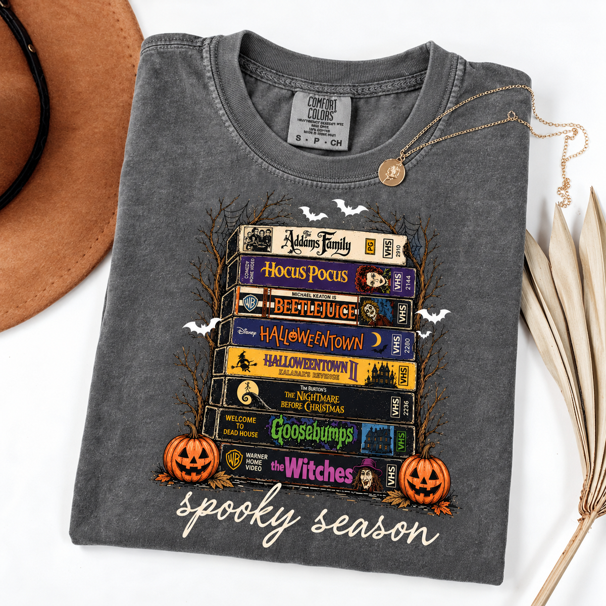 Spooky Season VHS Tee | Comfort Colors® Halloween Shirt
