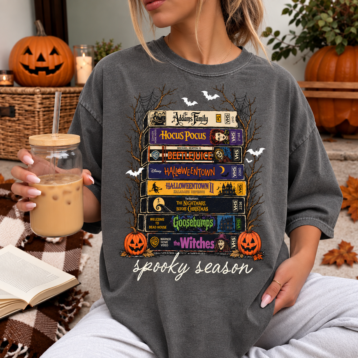 Spooky Season VHS Tee | Comfort Colors® Halloween Shirt