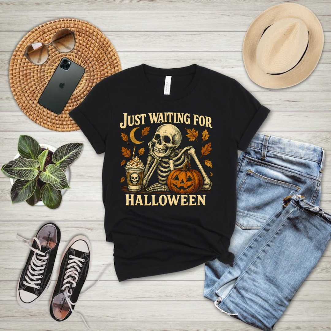 Waiting for Halloween T-shirt 🤎